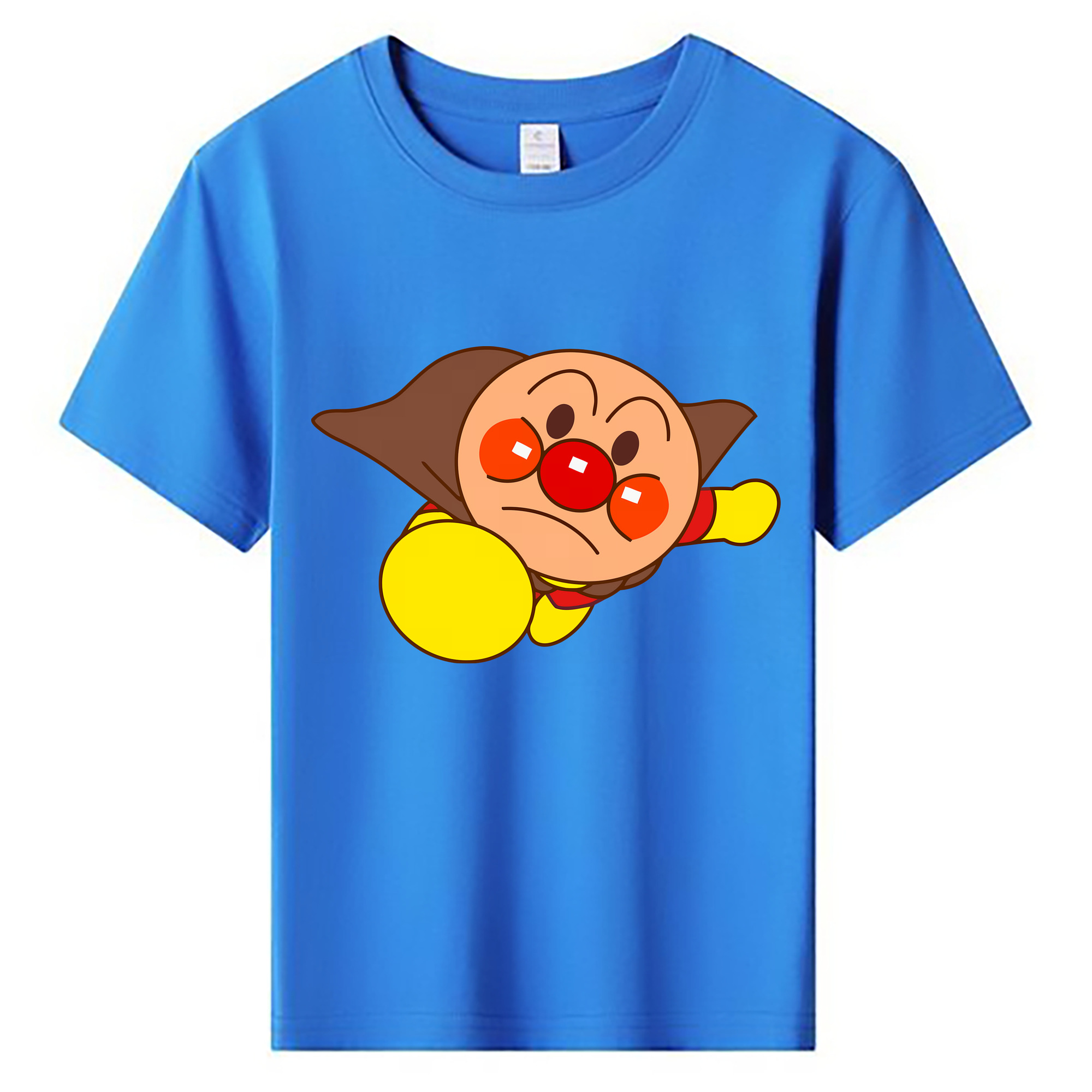 （画像用） アンパンマン Anpanman 綿100％キッズTシャツ（フロントプリント）